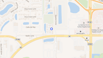 Map for Saddlebrook Village Aparments - Naples, FL