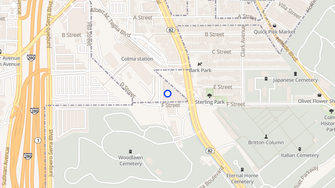 Map for Trestle Glen - Colma, CA