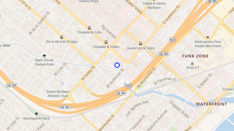 Map for Sevilla Condominiums - Santa Barbara, CA