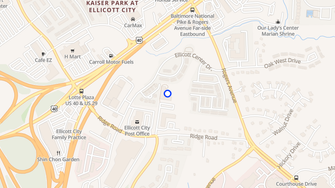Map for Park View at Ellicott City - Ellicott City, MD
