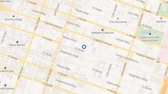 Map for Fountain Gardens Apartments - Sacramento, CA