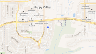 Map for Hawks Ridge Apartments - Happy Valley, OR