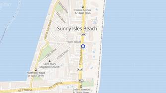 Map for Acqualina II Mansions at Acqualina - Sunny Isles Beach, FL