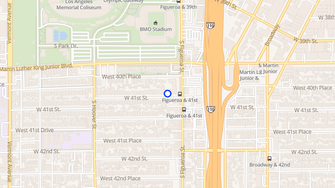 Map for Stovall Senior Villa - Los Angeles, CA