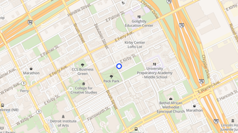 Map for Cass D Apartments - Detroit, MI