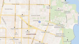 Map for 720 Emerson - Evanston, IL