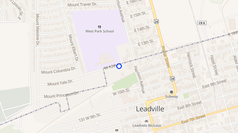 Map for Mount Massive Manor - Leadville, CO