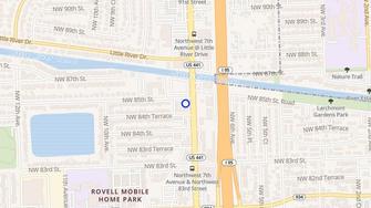 Map for Shorecrest Apartments - Miami, FL