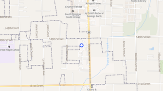 Map for Oak Forest Horizon - Oak Forest, IL