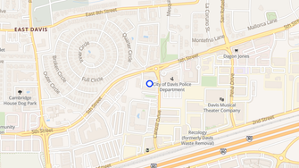 Map for Eleanor Roosevelt Circle Apartments - Davis, CA