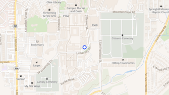 Map for Allen Hall - Flagstaff, AZ