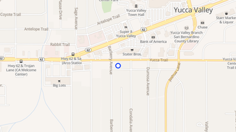 Map for Silver Star Apartments - Yucca Valley, CA
