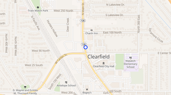 Map for City Centre Apartments - Clearfield, UT