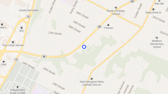 Map for Worthington Creek Apartments - Parkersburg, WV