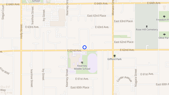 Map for Village Crest Apartments - Commerce City, CO