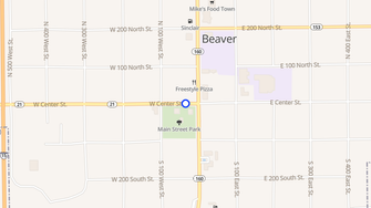 Map for Northpine Apartments - Beaver, UT