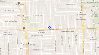 Map for 1414 W. Devon Ave. - Chicago, IL