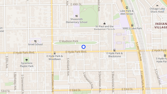 Map for 1334-40 E. Hyde Park Blvd & 1335-41 E. Madison Pk - Chicago, IL