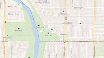 Map for River Park II Apartments - Shorewood, WI