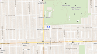 Map for 6500-08 N Claremont Ave. - Chicago, IL