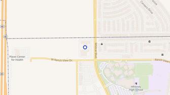 Map for The Pines - Rocklin, CA