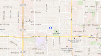 Map for NE 3rd Ave Properties - Gainesville, FL
