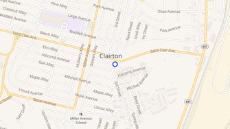 Map for Clairton - Clairton, PA