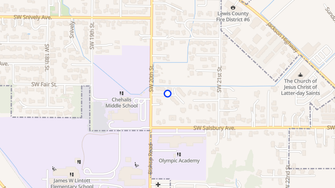 Map for Chehalis Valley Apartments - Chehalis, WA