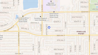 Map for 2172 63rd Avenue South - Saint Petersburg, FL