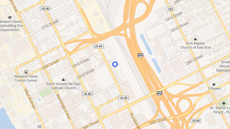 Map for Brennan Pointe Apartments - Newport News, VA