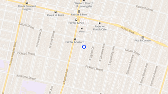 Map for Ace on Orange Grove - Los Angeles, CA