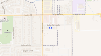 Map for Las Brisas Senior Apartments - Caldwell, ID