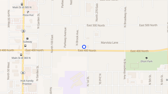 Map for Utah Avenue Apartments - Tooele, UT