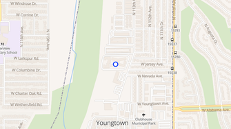 Map for Ventana Winds - Youngtown, AZ