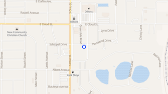 Map for Parkwood Apartments - Salina, KS