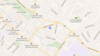 Map for Brattle Drive Apartments - Arlington, MA