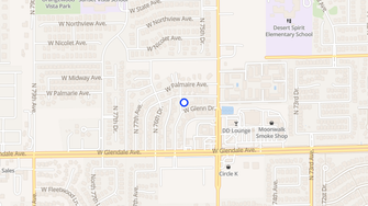 Map for Glenwest Apartments - Glendale, AZ