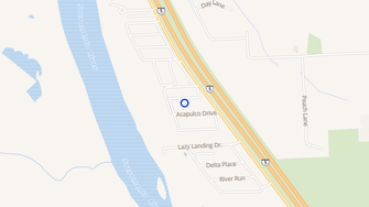 Map for Rapid River Mobile Home Park - Redding, CA
