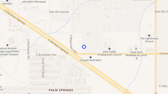 Map for White Sands Estates - Apache Junction, AZ