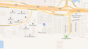 Map for Camarillo Mobile Estates - Camarillo, CA