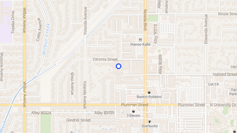 Map for Citronia Landmark - Northridge, CA