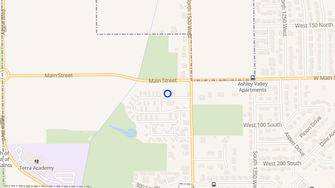 Map for Mile High Village - Vernal, UT