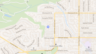 Map for Oakdale Mobile Home Park - Sunland, CA