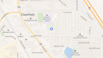 Map for Hart Apartments - Clearfield, UT