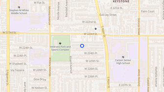 Map for Laco Mobile Home Park - Carson, CA