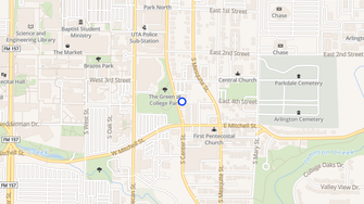 Map for UT Arlington 41 - Arlington, TX