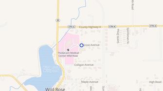 Map for Grace Apartments - Wild Rose, WI