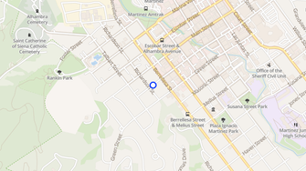Map for Emerson Arms Apartments - Martinez, CA