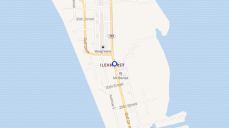 Map for Castnetter Beach Apartments - Bradenton Beach, FL