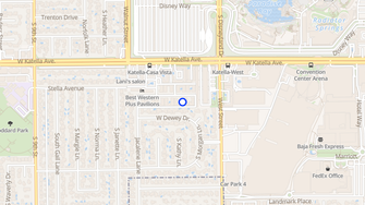 Map for Casa Grande Apartments - Anaheim, CA